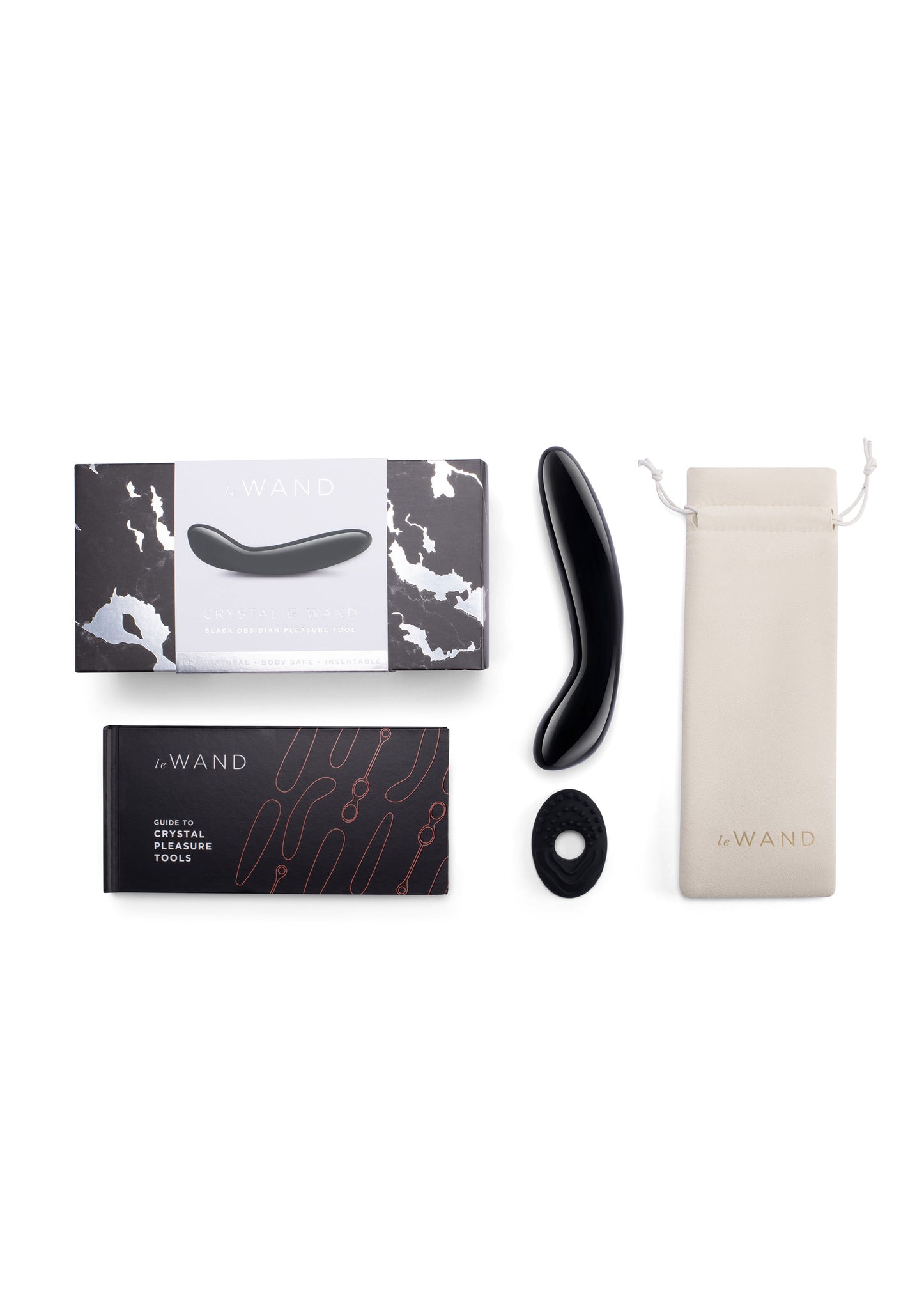 Le Wand Crystal G-Wand Black