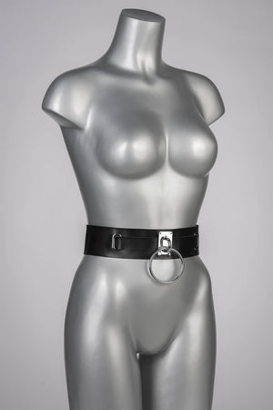 Leather waist belt bondage - Eternity