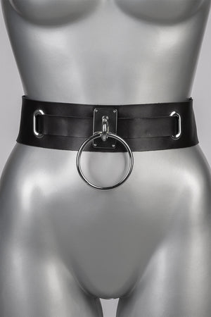 Leather waist belt bondage - Eternity
