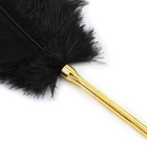 Feather Tickler DeLuxe Golden Stick – Black & Gold