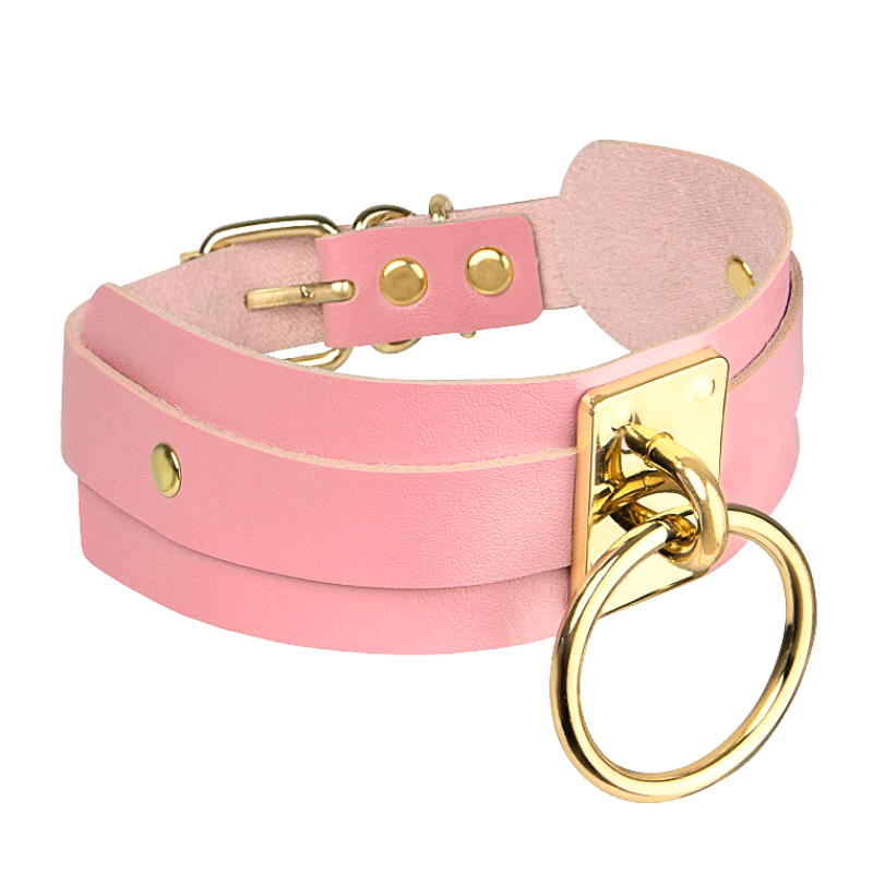 O-Ring Collar - Pink/Gold