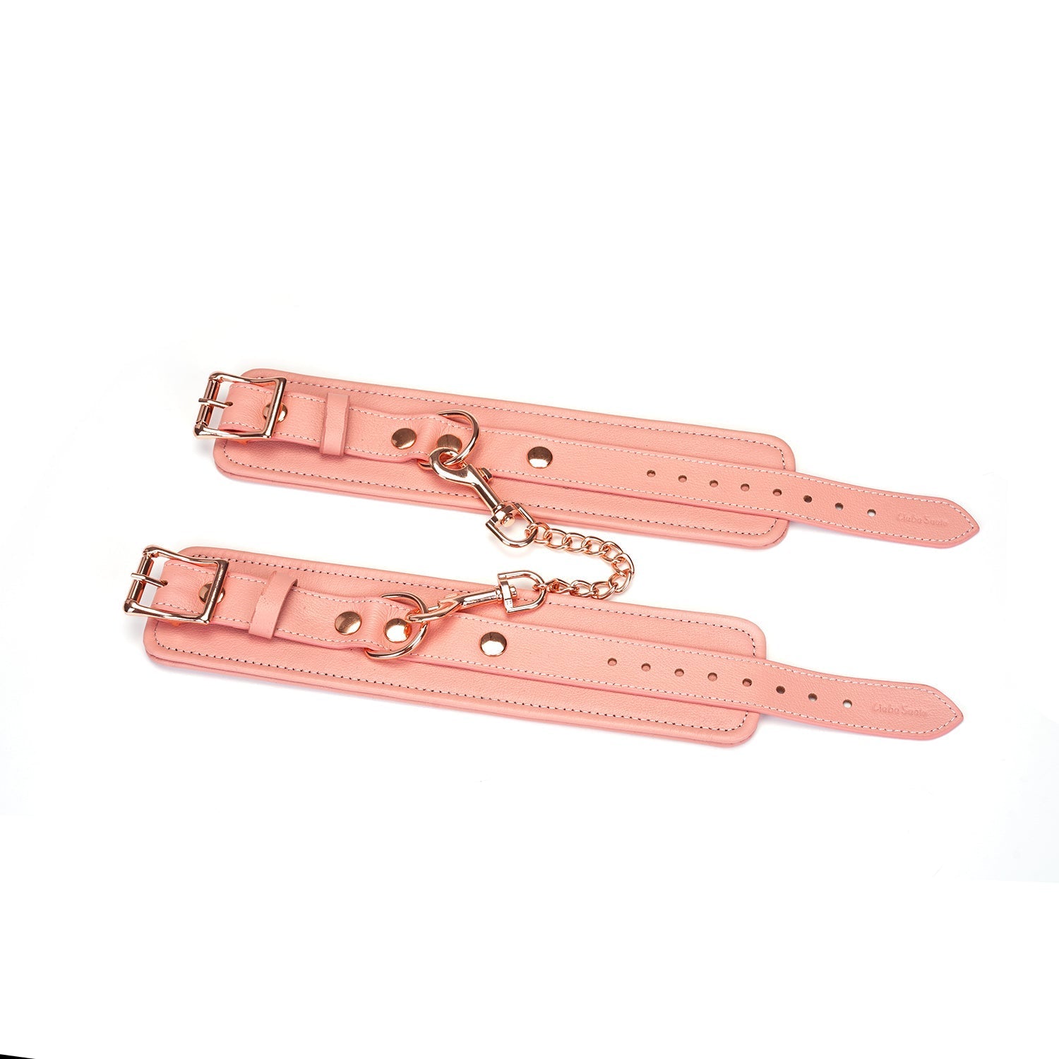Pink Dream Leather Wrist Cuffs