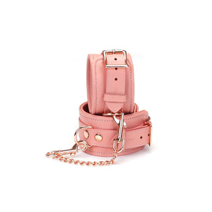 Pink Dream Leather Ankel Cuffs