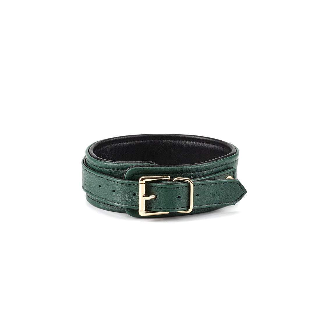 Dark Green Limited Edition Bondage Set- collar, leash & wrist