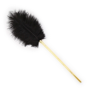 Feather Tickler DeLuxe Golden Stick – Black & Gold