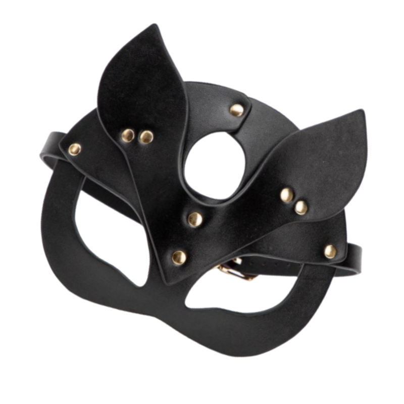 Cat Mask DeLuxe Black/Gold